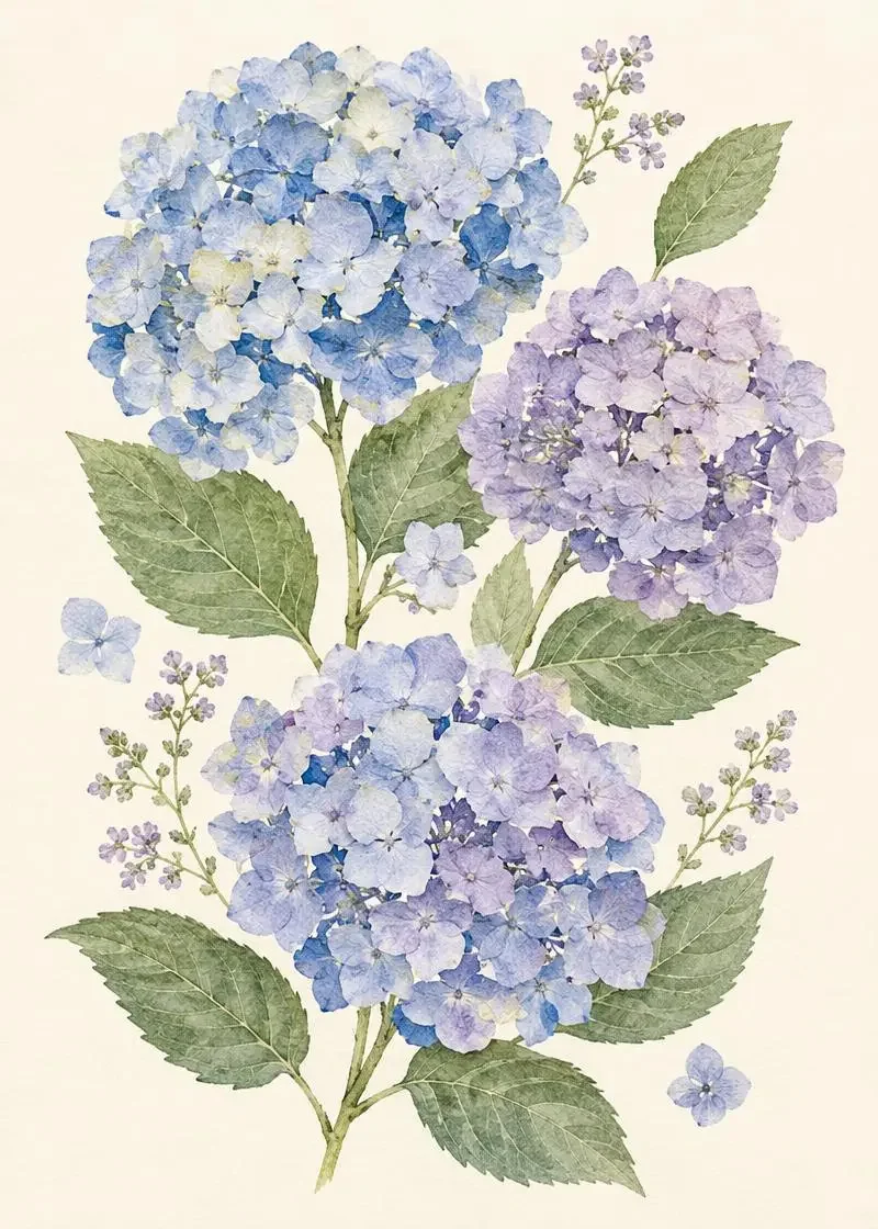 绣球花开时封面